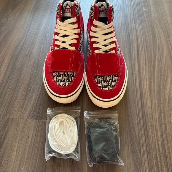 Vans x Fear of God FOG Style 35 Mountain Edition Red Size 10